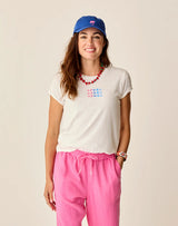Cassidy Graphic Tee: Cloud Apres - FINAL SALE