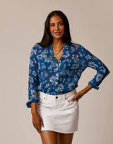 Dylan Gauze Tunic: Vintage Kokomo
