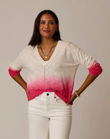 Georgie Sweater: Watermelon Dip Dye