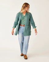 Aster Fuzzy Topper: Forest Heather - FINAL SALE