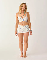 Hoku Swim Skirt: Pearl Floret