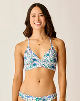 Dahlia Compression Top: Cloud Multifloral