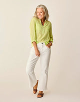 Dylan Textured Shirt: Limeade - FINAL SALE