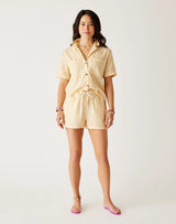 Luca Linen Shirt: Honey Chambray - FINAL SALE