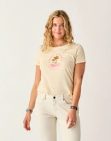 Cassidy Graphic Tee: Dogwood Palm - FINAL SALE