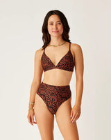 Lani Pocket Compression Bottom: Wave - FINAL SALE