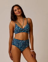 Erin Reversible Bottom: Tahiti/Navy