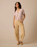 Lea Tissue V-Neck: Dawn