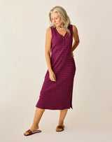 Elodie Rib Dress: Nirvana Stripe - FINAL SALE