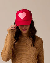 Classic Heart Trucker: Red
