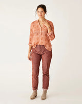 Carson Cord Hi Rise: Chocolate - FINAL SALE