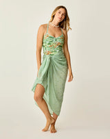 Dylan Gauze Sarong: Haze Print
