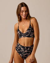 Lani Pocket Compression Bottom: Black Toile
