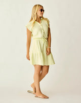 Alex Gauze Dress: Light Limeade - FINAL SALE