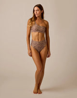 Bondi Compression Top: Leopard