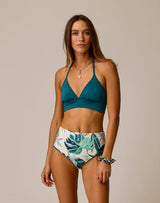 Erin Reversible Bottom: Palmetto/Nightdive